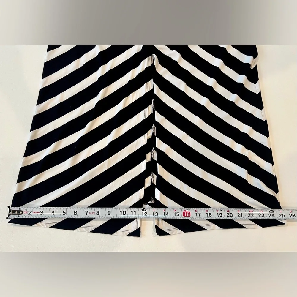 White House Black Market Striped Maxi Dress XXS Stretchy - Picture 3 of 11